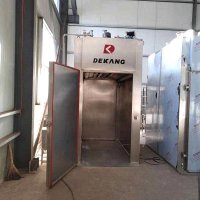  青岛老火腿烤肠香肠红肠加工成套设备与烟熏炉配套在工厂加工中的应用案例